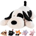 thumbnail image 1 of Peluche pesado, perro meowtastic negro y blanco, 2 kg, 1 of 7