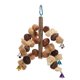 thumbnail image 1 of Cuerda para morder loros, juguete para pájaros, tuerca, lufa, Combo con jaula de campana, juguetes colgantes para morder pájaros, 1 of 5