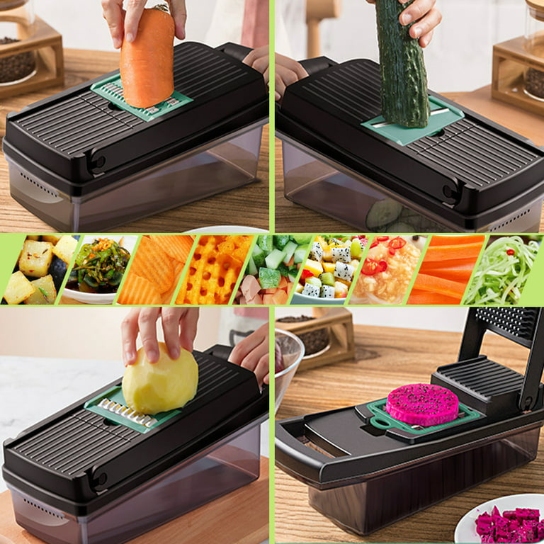 Manual Food Chopper Multipurpose Hand Dicer Chopper Stainless Steel  Vegetables Cutter Food Processor Kitchen Cooking Accessories - AliExpress