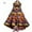Multicolor, variant on African Dresses for Women A-line Floor-Length Dress Traditional Ankara Kente Print Evening Dress WY5951