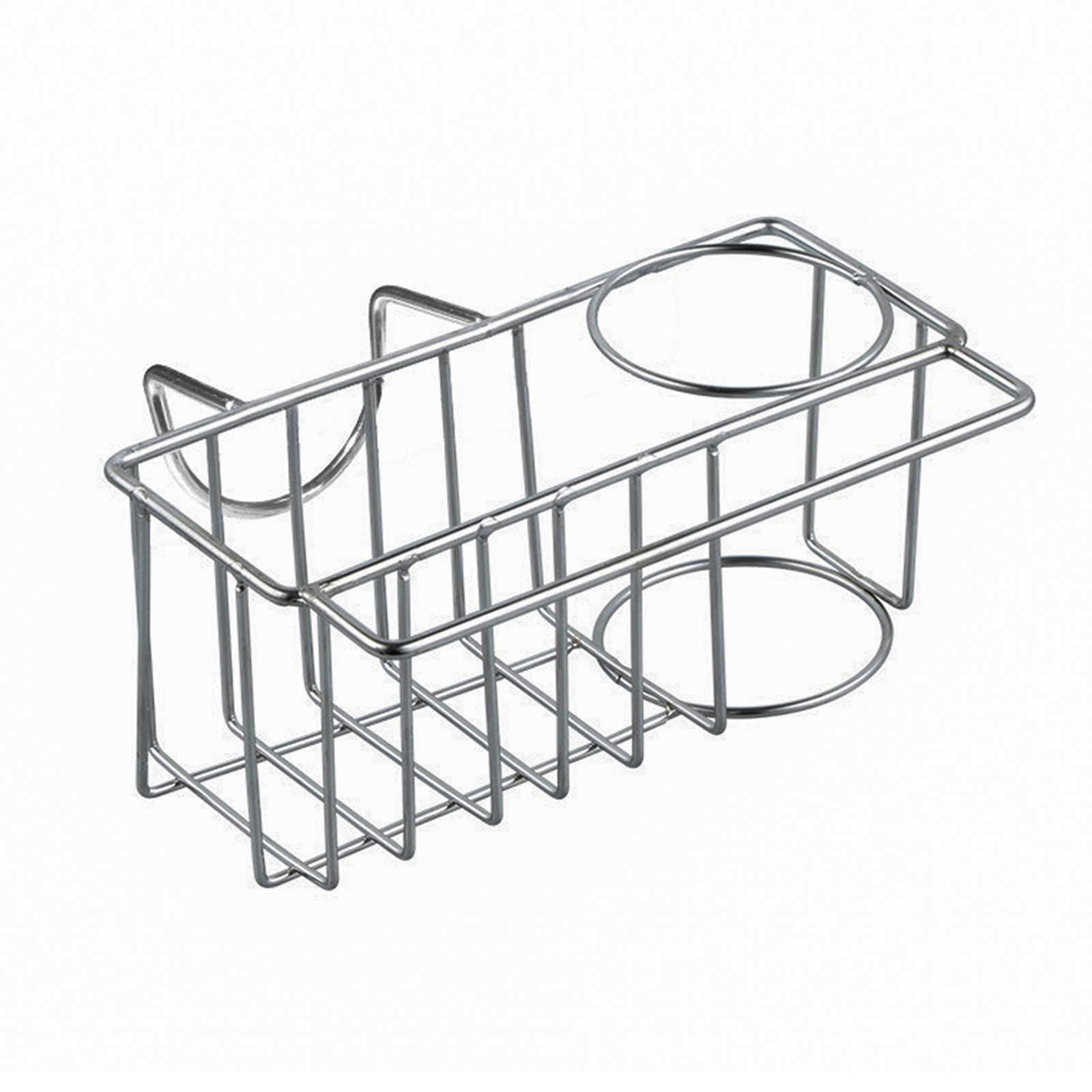 Kitchen Sponge Holder Sink Basket, Sponge Holder for Kitchen Sink, 3in1 Stainless Steel Sink