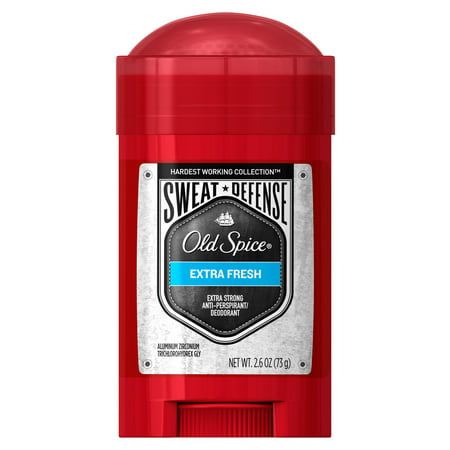 Old Spice Hardest Working Collection Sweat Defense Anti-Perspirant & Deodorant Extra Fresh 2.6 (Best Deodorant For Overactive Sweat Glands)