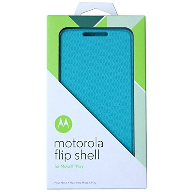 MOTOROLA Étui à Rabat pour Moto X Play - Bleu