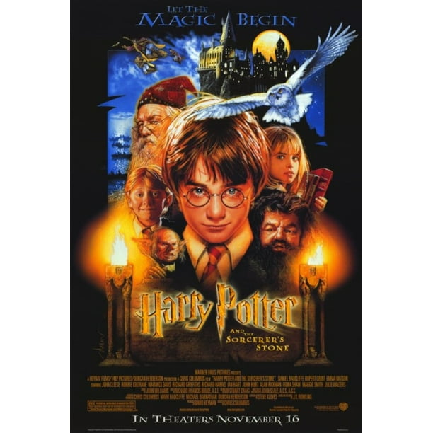 Harry Potter and the Sorcerer's Stone Movie Poster Print (27 x 40) 