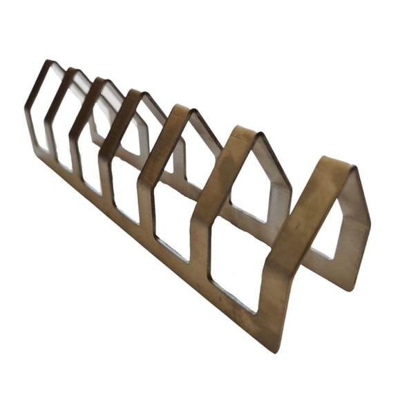 Lifespace Premium Stainless Steel Chop or Rib Rack - 6 Slot - Lifespace