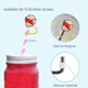 thumbnail image 3 of Juego de 6 tapas para pajitas, reutilizables de silicona, compatibles con vasos Stanley de 30 y 40 oz, de 7 a 8 mm para vasos de agua., 3 of 5