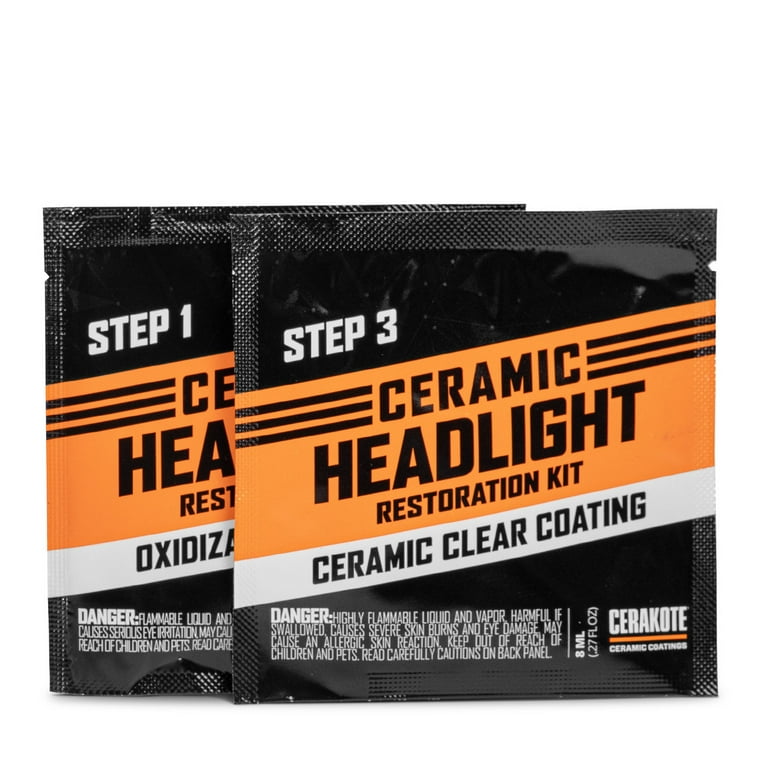 Cerakote Ceramic Automotive Headlight Restoration Kit (No Tools Required)