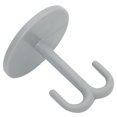 thumbnail image 4 of Storage Hook Self-adhesive Key Holder Vertical Hanging Traceless Hanger for Kitchen Bathroom, Gery, 4 of 9