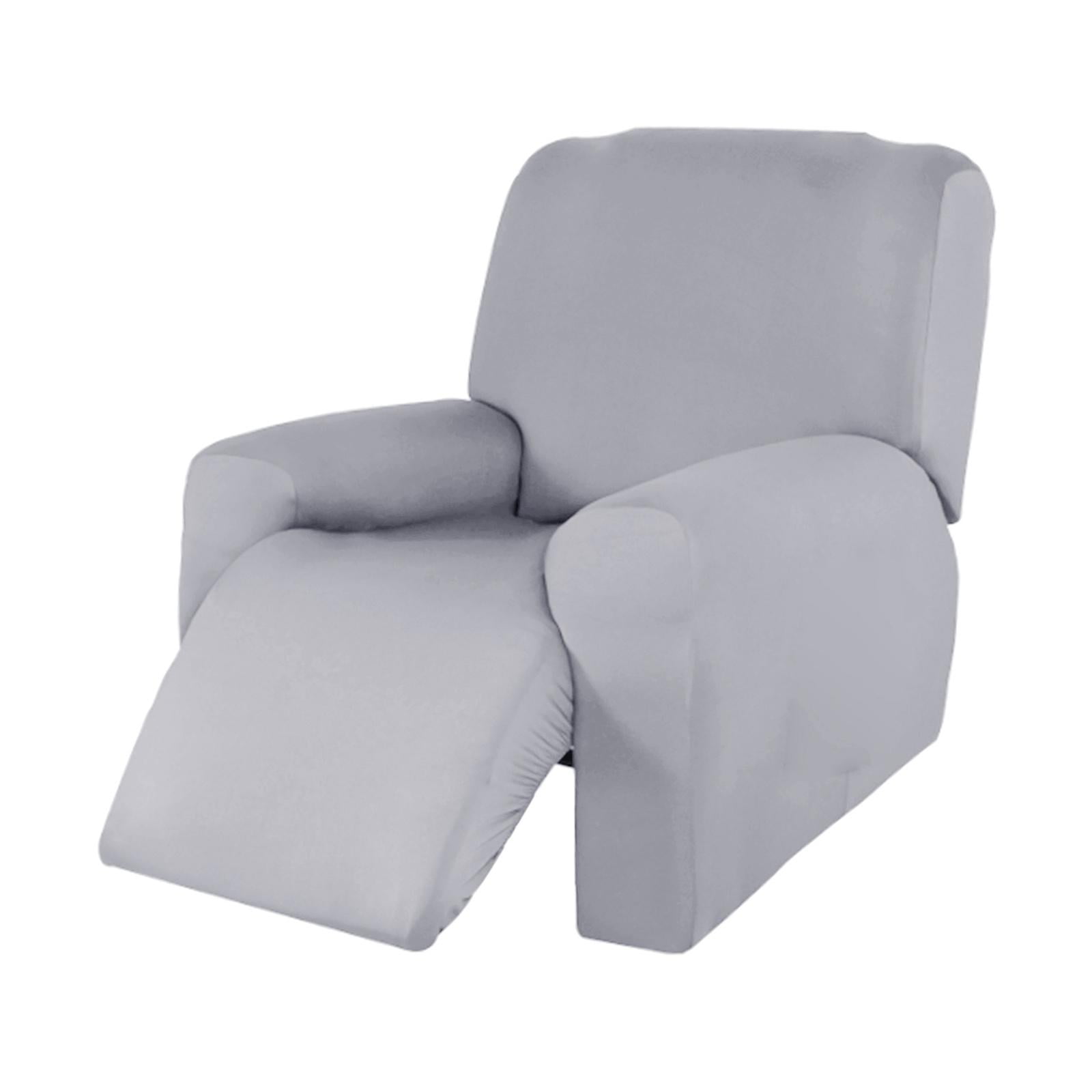 Stretch Sectional Recliner Sofa Slipcover Soft Fitted Fleece Couch