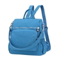 thumbnail image 2 of Nylon Anti-Theft Backpack Purse for Women Travel Shoulder Daypack Satchel, 2 of 9