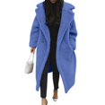 thumbnail image 2 of Uinagy Women's Sherpa Long Coat Jacket, 2 of 4