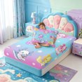thumbnail image 4 of Manfei Magical Axolotl Twin Fitted Sheet,Cute Aniaml Salamander Bedding,2pcs,1 Fitted Sheet and 1 Pillowcase, 4 of 6