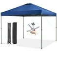 thumbnail image 1 of Costway Patio 10x10ft Outdoor Instant Pop-up Canopy Folding Tent Sun Shelter UV50+ Blue, 1 of 10