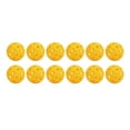 thumbnail image 2 of 12 Uds 74mm 40 agujeros Pickleballs PE plástico alta elasticidad Pickleball bolas con orificios para exteriores amarillo YUNYI BRAND Deportes, 2 of 8