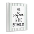 thumbnail image 3 of Stupell Industries No Selfies In Bathroom White Framed Giclee Art design by Lettered and Lined, 20 x 16, 3 of 8