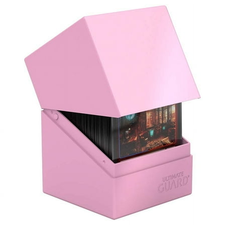 Ultimate Guard Boulder 100  Deck Box - Solid Candy Pink