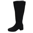 thumbnail image 2 of Wowcloth Suede Knee-High Boots for Women – Comfortable Chunky Mid Heel with Solid Color, Versatile for Winter Casual Fashion, 2 of 9