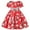 Red, variant on Bearichfupo Girls' Dress Summer Girls' New Short Sleeved Children's Skirt Elegant Casual Dress Sundress Daily Wear., Sizes 2-3 Years