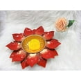 thumbnail image 1 of Petit Bol Style Lotus Urli Rouge, 1 of 3
