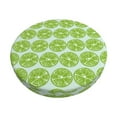 thumbnail image 2 of Lsque Green Lemon Slices Round Bar chair cushion covers Velvet Fabric Premium Comfort Protects from Scratches and Stains for 14-17 Inch Chair- 13 inch, 2 of 7