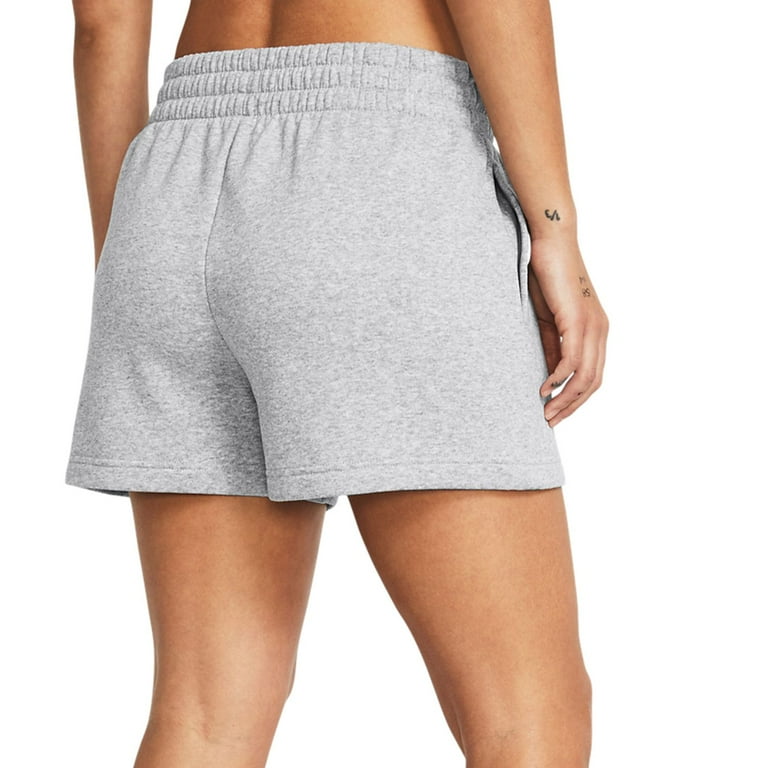 Women's Under Armour Rival Fleece Shorts Color: Midnight Navy Size