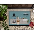 thumbnail image 3 of Red White Papillon Kitchen Scene Indoor or Outdoor Mat 24x36 CK7782JMAT, 3 of 3