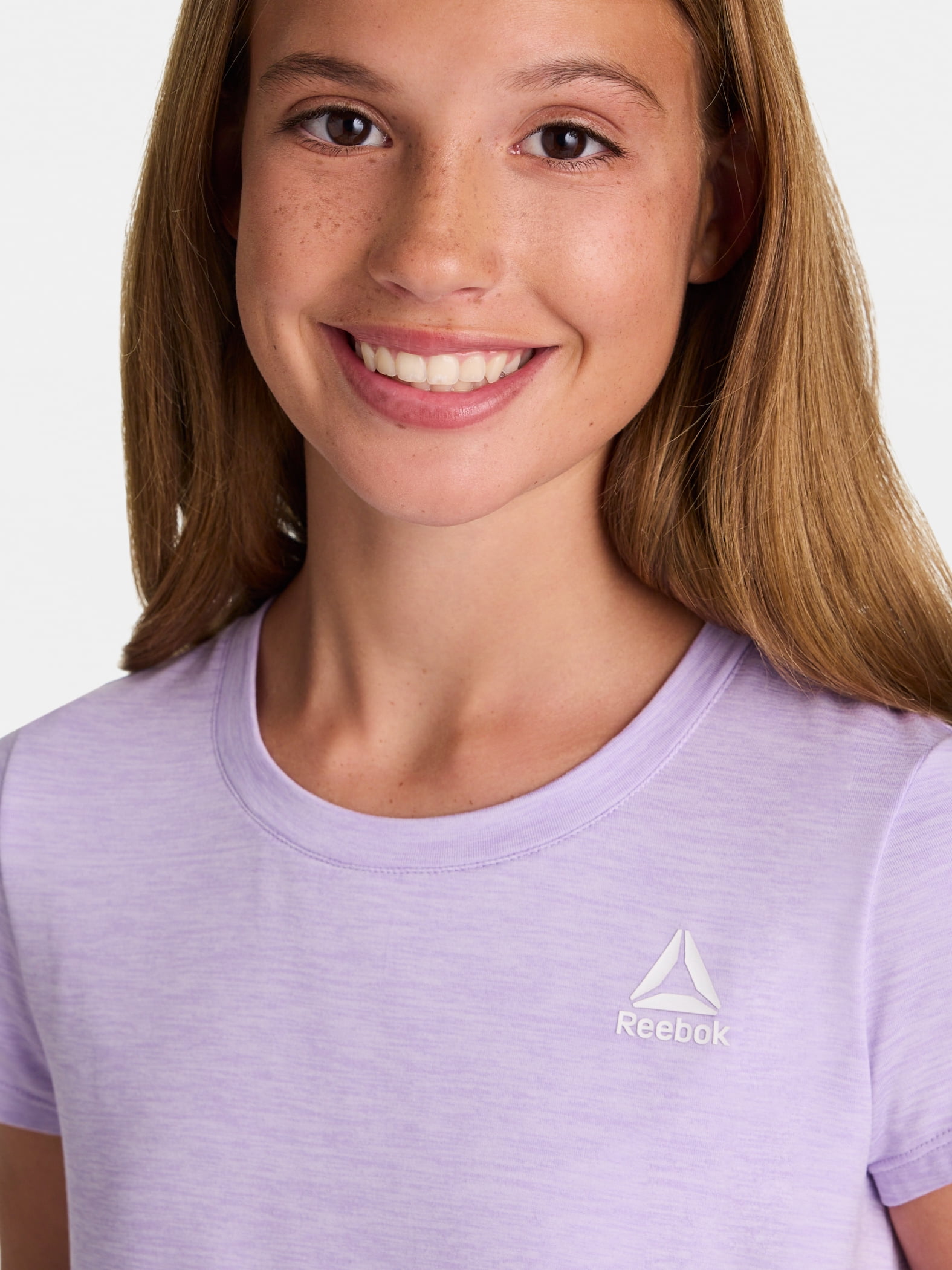 Reebok Girl's Legacy Short Sleeve Performance T-Shirt, Sizes 4-18
