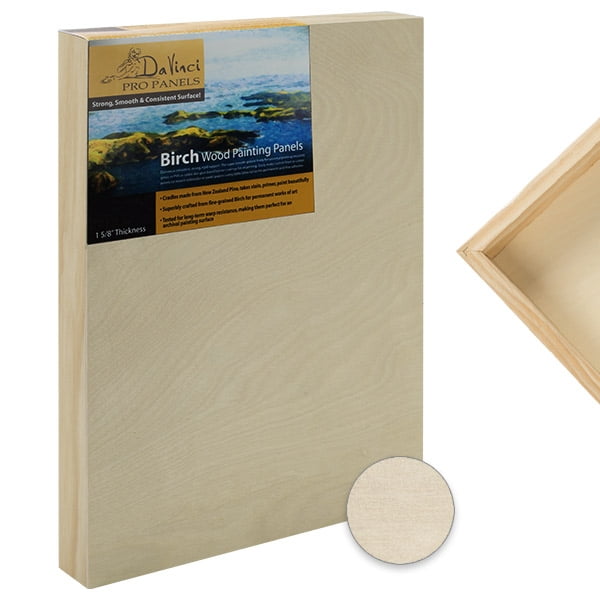 Da Vinci Pro Painting Panels Gesso Smooth, Textured, Coarse Grip, or