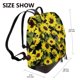 thumbnail image 2 of Balery Sunflowers In Vintage Mochila de Cuero para Mujeres, Gran Capacidad, Bolsa de Viaje Multifuncional, Mochila de Cuero y Bolsa de Hombro para Mujeres, 2 of 4