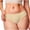 Beige, variant on Seamless Underwear for Women Bikini Cheeky Mid Waisted V-shaped Briefs Soft No Show Womens Panties Comfy Hipster S