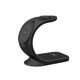 thumbnail image 1 of 15W Teléfono inalámbrico Estación de carga vertical rápida 3 en 1 Auricular Inteligentewatch Cargador Reemplazo para iPhone Serie 12/13 Negro AweSitey EL005044-01B, 1 of 2