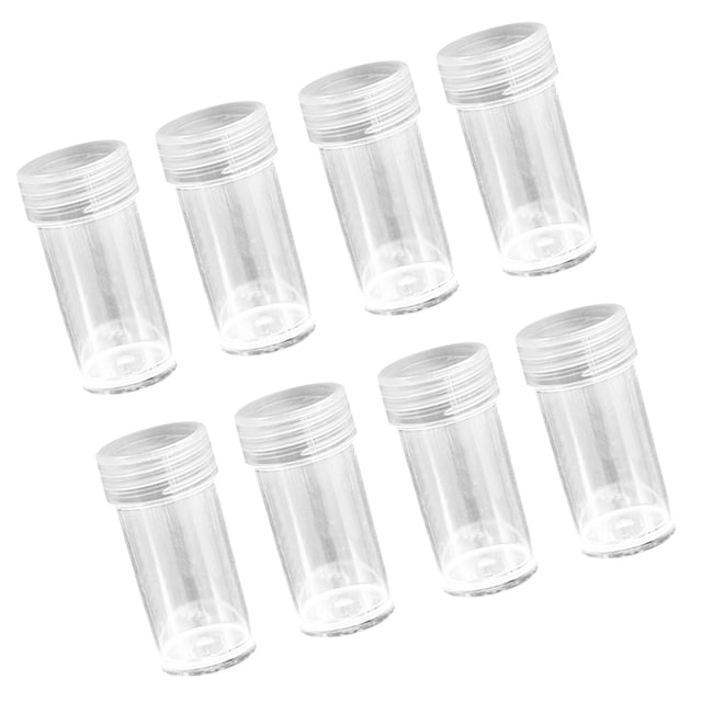 Inteprter 24 Uds. De botellas de almacenamiento de diamantes 5d, caja de accesorios Diy, contenedores redondos de plástico para joyas, organizadores de Type7 NO7 Inteprter HA004659-02