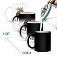 thumbnail image 4 of 3drose, Cute Funny Moose in Polka Dot Pajamas with Coffee, 11oz Magic Transforming Mug, 4 of 7