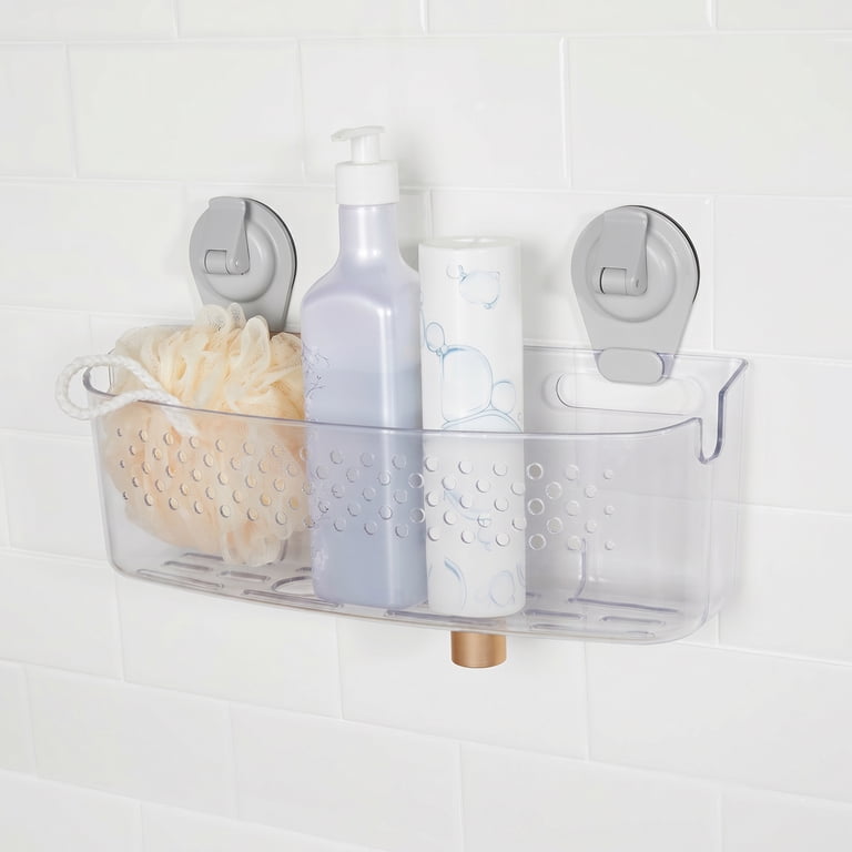 Wall-Mounted Suction Bath Basket Shower Organizer photo 1