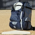 thumbnail image 6 of Baseball Backpack with Cleat/Shoe Compartment | Large Capacity | 19.5" T x 14" W x 7.5" D | Holds 4 Bats | External Helmet Storage | 3 Extra Zipper Pockets for Sunglasses, Seeds, Gum, Cell Phone, 6 of 8
