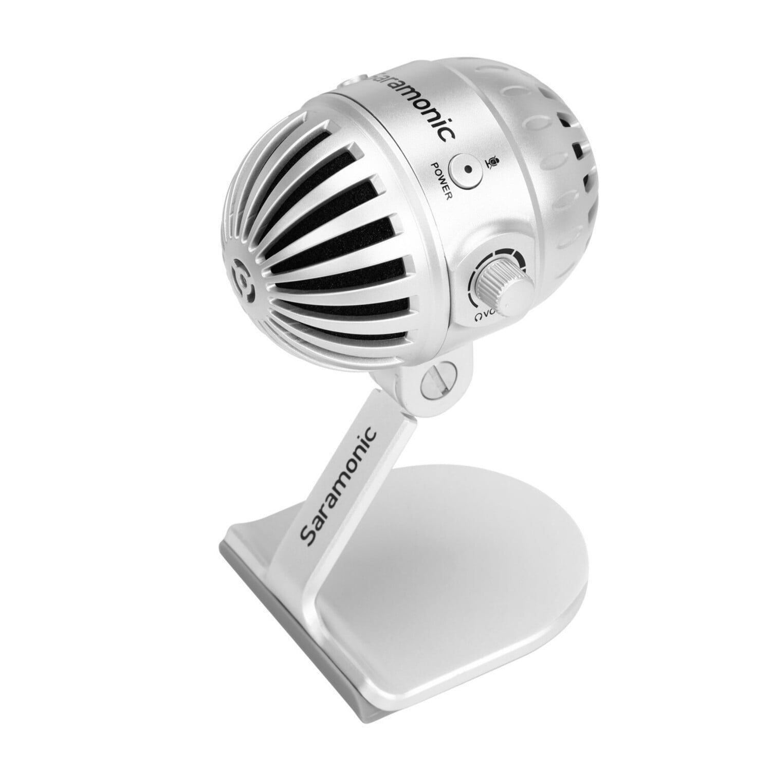 Saramonic SmartMic MTV500 Multi-Pattern Large Diaphragm Desktop USB Studio Microphone with Headphone Output