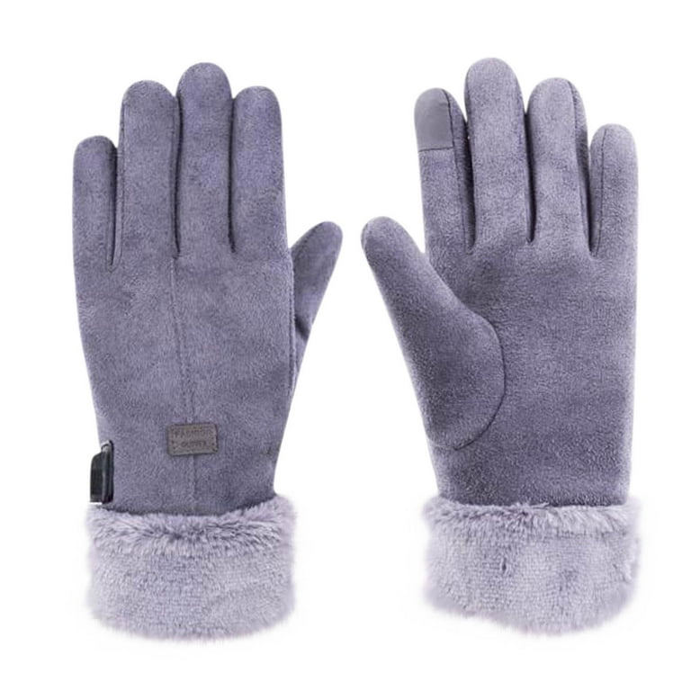 Velvet Winter Gloves, Warm Skidproof Climbing Gloves, Outdoor