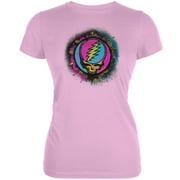 Grateful Dead Women's Juniors Splatter SYF Pink Short Sleeve T Shirt