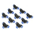 thumbnail image 2 of Pneumatic Quick Fittings,  Union Pneumatic Connector  Push to Connect Fittings, 2 of 7