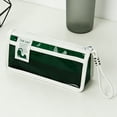 thumbnail image 4 of A Transparent Large Triangular Pencil Case Large Capacity Student Stationery Storage Bag Cloth 8.27X3.94X2.95 Inches Portable Girls Makeup Bag, 4 of 6