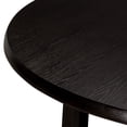 thumbnail image 5 of Maven Lane Sasha Round Wooden Dining Table in Weathered Black Finish, 5 of 7