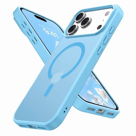GAOBAO for iPhone 17 Pro Max Case 2025, Magnetic Phone Case Compatible with MagSafe Shockproof Translucent Slim Protective Cover 6.9"
