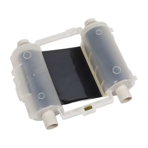 brady ribbon,black,4-1/8 in. w,200 ft. l 96089