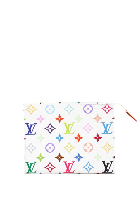 Pre-Owned x Takashi Murakami Toiletry Pouch Monogram Multicolor 19 By Rebag