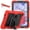 Red, variant on Kids Case for Samsung Tab A7 10.4 2020 SM-T500, Slim Dual Layer Heavy Duty Shockproof Rugged Protective Cover with Stand & Shoulder Strap, Purple