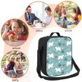 thumbnail image 5 of Naloa whiter Snow bear Print Lunch box Lunch bag for men women Large capacity Lunchbox Insulated Lunch bag Lunch box cooler, 5 of 7