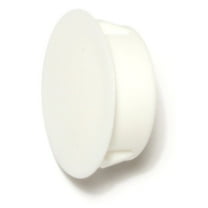 1" White Nylon Plastic Flush Head Hole Plugs HPN-084 (6 pcs.)