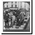 thumbnail image 2 of Historic Framed Print, Market day in Kanturk, country-men of County Cork, Ireland, 17-7/8" x 21-7/8", 2 of 9