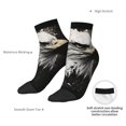 thumbnail image 6 of Pofeuu Ink Style Bald Eagle Print 30cm Socks, Adult Running Hiking Socks for Youth and Adult, 6 of 7