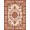 Red Multi, Pattern 20, variant on ODIKA 8'x10' Washable Area Rug Non-Slip Chair-Friendly Mat Bathroom Vintage Contemporary Abstract Bold Sweeping Top Stairs for Dining Room, Large Office, Lounge